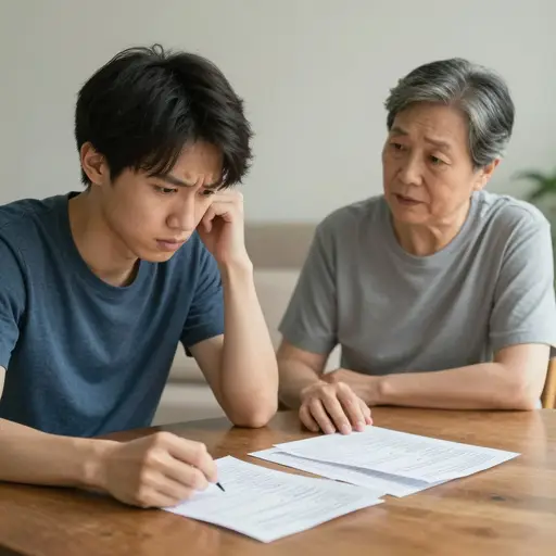 他在经济上仍然依赖他的父母。