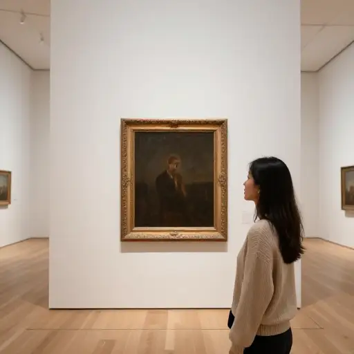 她的这幅画被选入了全国展览。