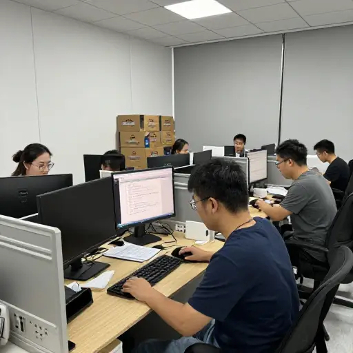 许多电子公司从海外进口其软件。