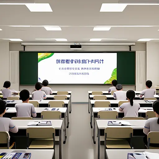我们学校最先进的教室里有智能白板。