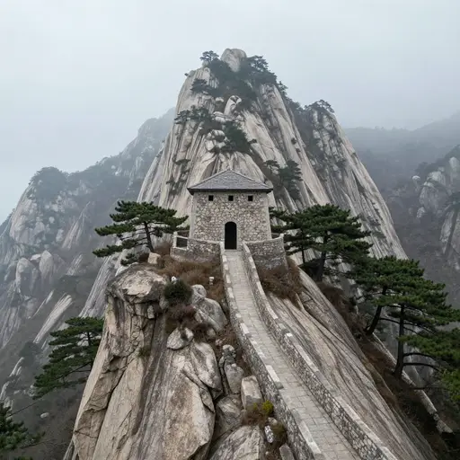 游击队员的山中据点从未被侵略军攻破。