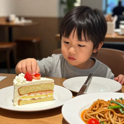 如果你现在吃蛋糕，会破坏你的食欲。