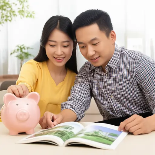 我们正在努力攒钱买房。