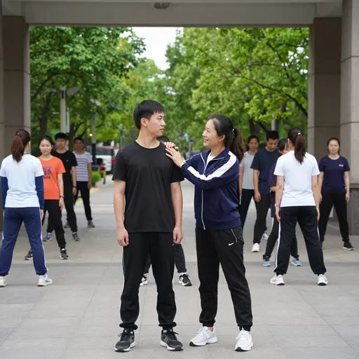 那位资深成员成功哄动了犹豫不决的新成员参加慈善长跑。