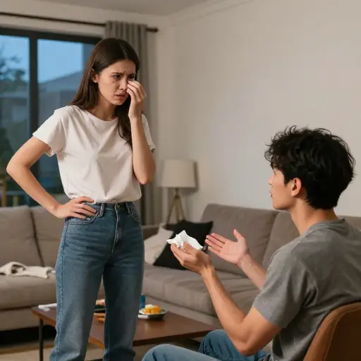 我们大吵了一架，但我认为这有助于消除隔阂。