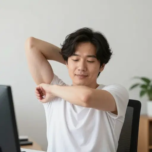 这些伸展运动有助于放松你紧绷的肩部肌肉。