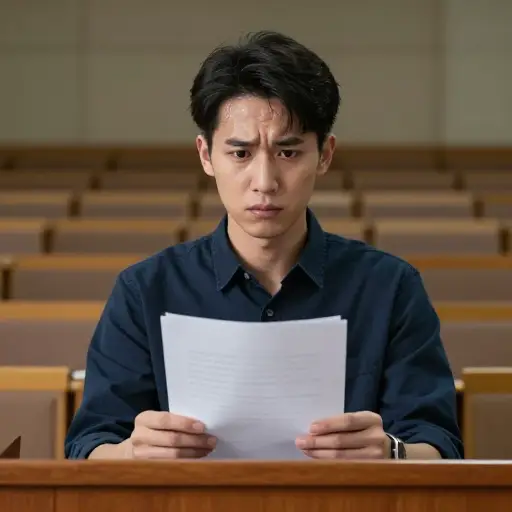 演讲前，我紧张得不行。