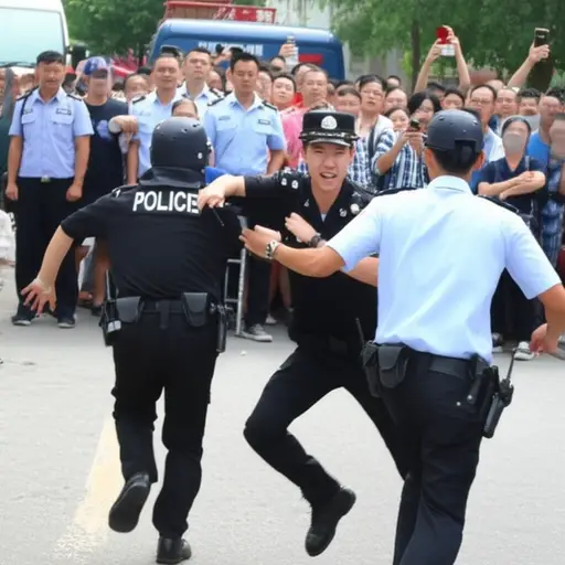 警察迅速赶到现场控制了骚乱。