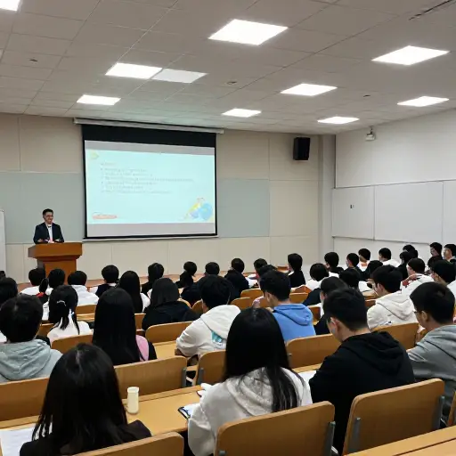 官方统计显示有120名学生出席了讲座。