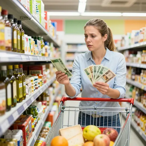 该国货币的急剧贬值导致进口商品价格飙升。