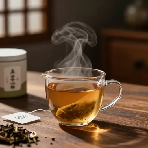 我晚上更喜欢喝低咖啡因茶。