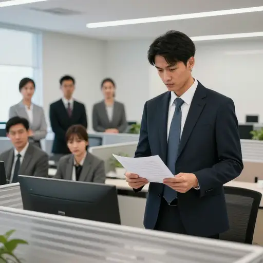 我工作的地方有一个非常严格的等级制度。