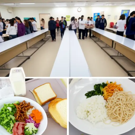 学校食堂每天提供三餐：早餐、午餐和晚餐。