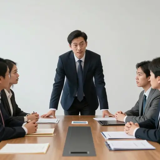 我们不能不解释就早退会议。
