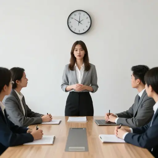 在高压环境下，她总是展现出非凡的自信。