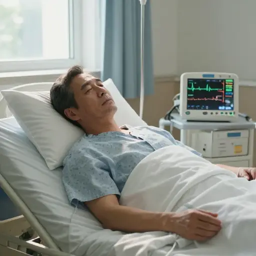 他经历了一次轻微的心脏病发作，但恢复得很快。