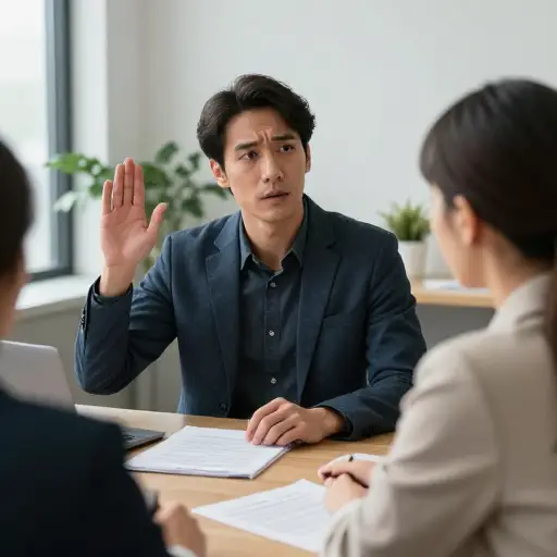 他发誓他告诉过我关于会议的事，但我一点印象都没有。