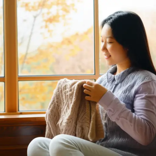 那件旧毛衣对她来说就像玛德琳蛋糕，让她想起了大学时光。