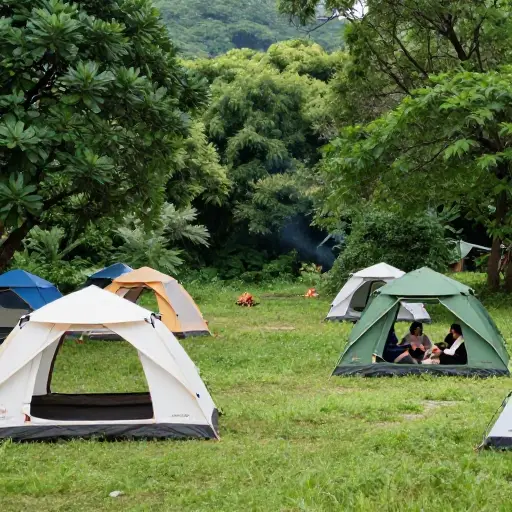 关于住宿，我宁愿住在帐篷里，因为我认为这是社交的最佳方式。