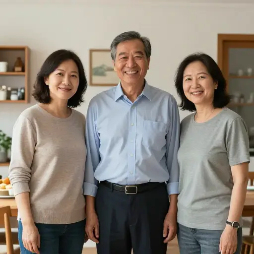 我是她丈夫的老朋友。