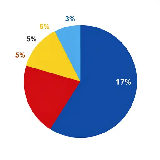 相当多的参与者，17%来自教育领域，5%来自艺术和科学领域，3%来自科学流，在分析中都属于这个类别。