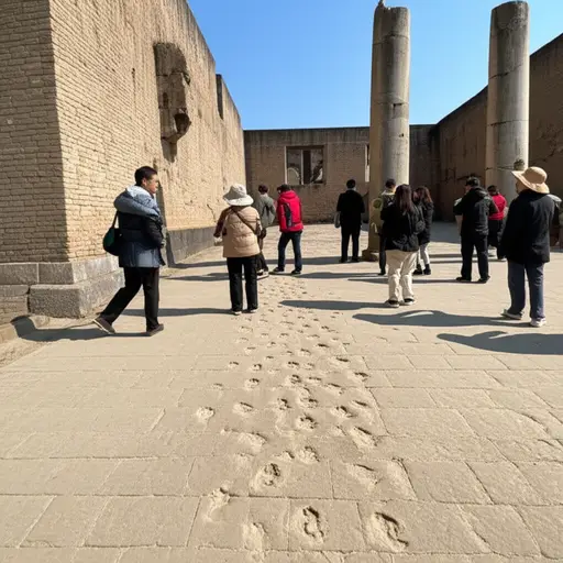 游客们因为踩踏并拍照圣地而被指控亵渎了这片神圣的土地。
