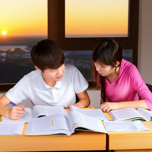 我们需要为明天的数学考试学习。