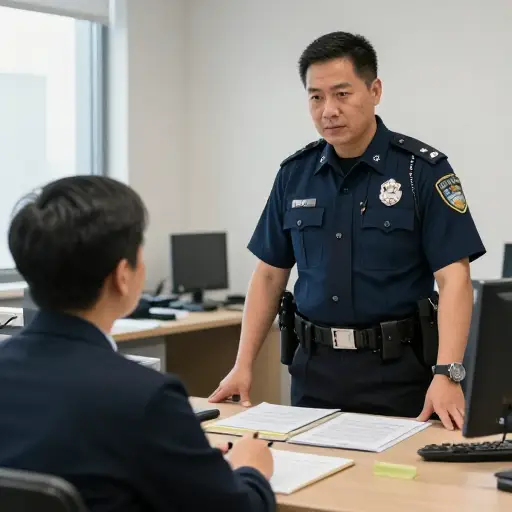 请将你的发现直接向布朗警司报告。