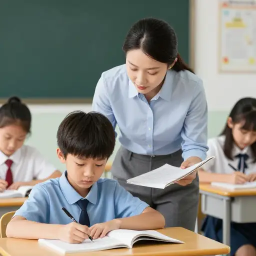 老师定期检查学生的进度。