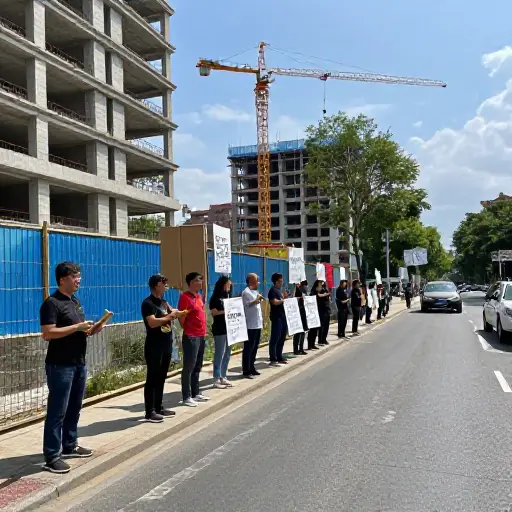 该社区的大规模重建计划遭到了一些当地居民的反对。