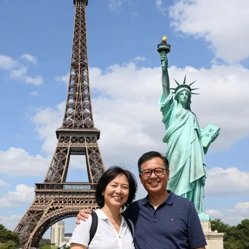 我父母在四十多岁时就已经环游过世界了。