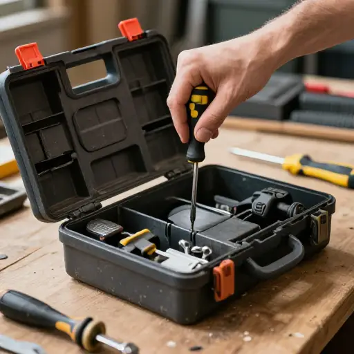 使用后请把工具放进盒子里。