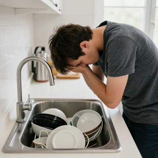 又一次，所有的洗碗工作都留给了我！