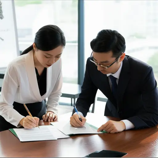 我们需要两位同事在合同上见证并签字。