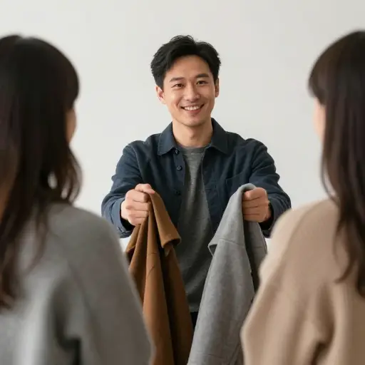 他把他们的外套给了他们。
