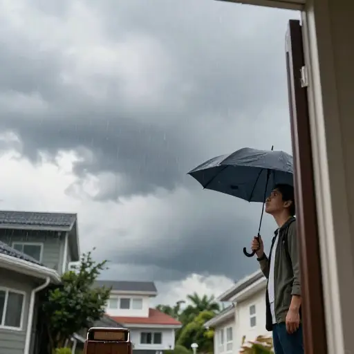 今天下午有百分之七十的降雨概率。