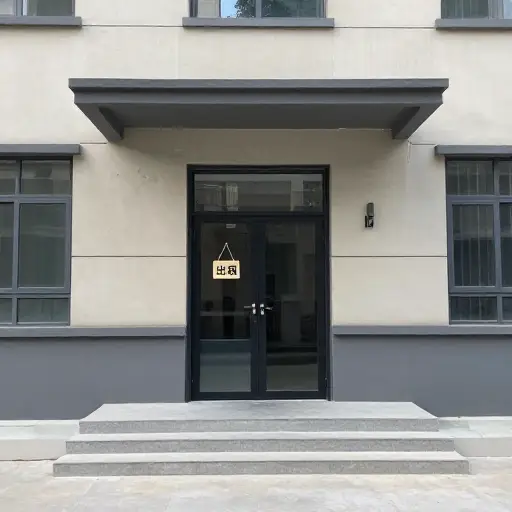 那栋空置的建筑可供出租。