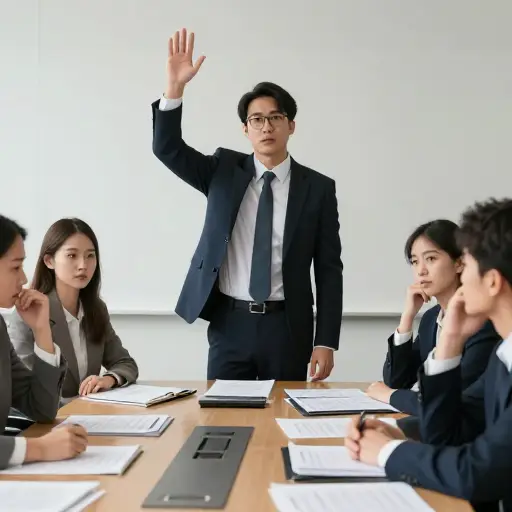 他不断的打断使得会议显得荒唐。