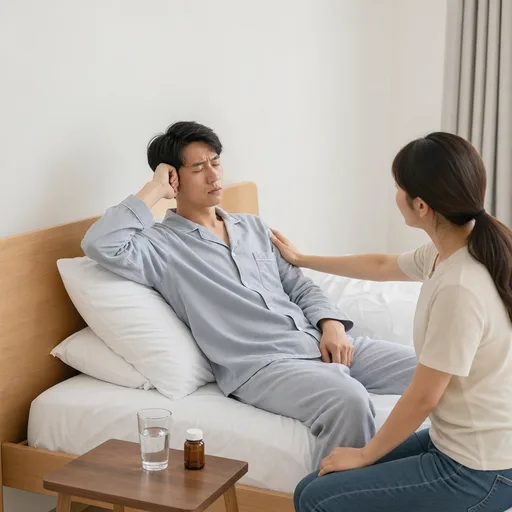 药物和休息都帮不了他。
