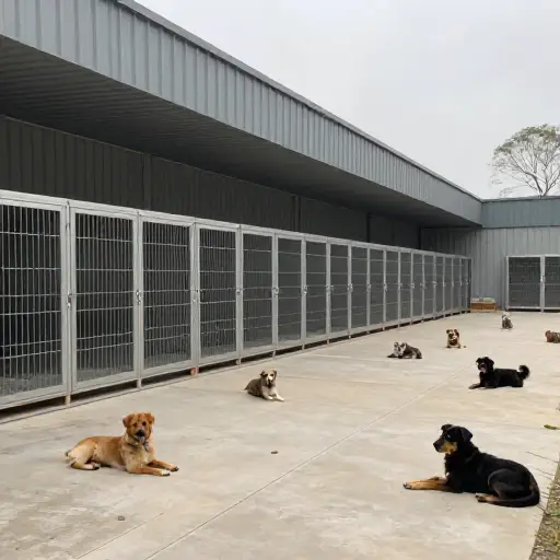 新的收容所将容纳多达五十只流浪狗。