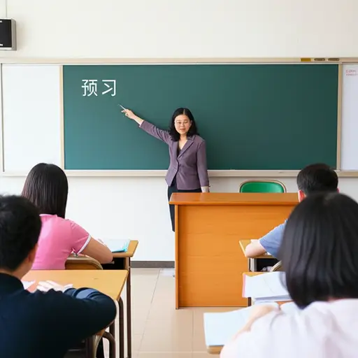 老师要求我们在课前完成预习。