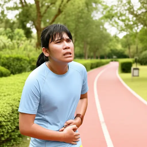 跑完五公里后，我饿得能吃下一头牛。
