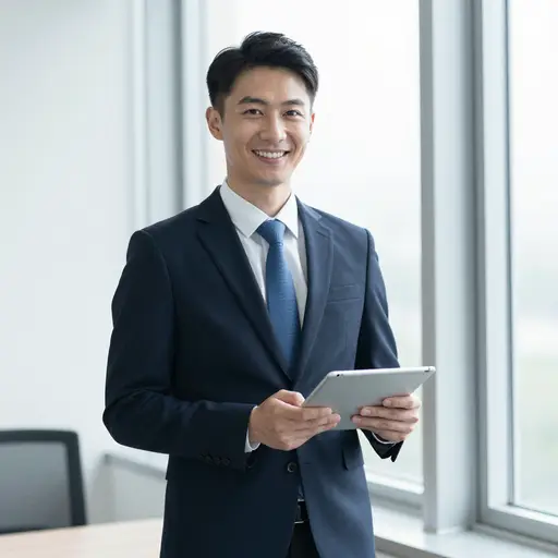 你爸爸是做什么的？他是一个商人。