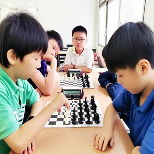 我们学校有一个国际象棋俱乐部。