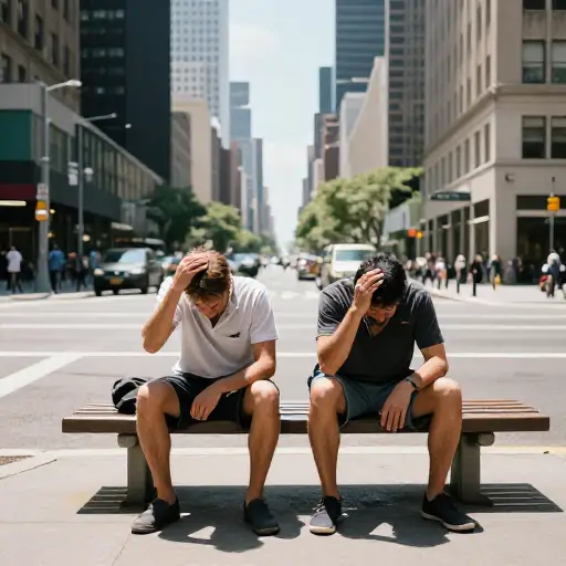 想象一下在酷热中在城市里走了几天后我们的极度疲劳。