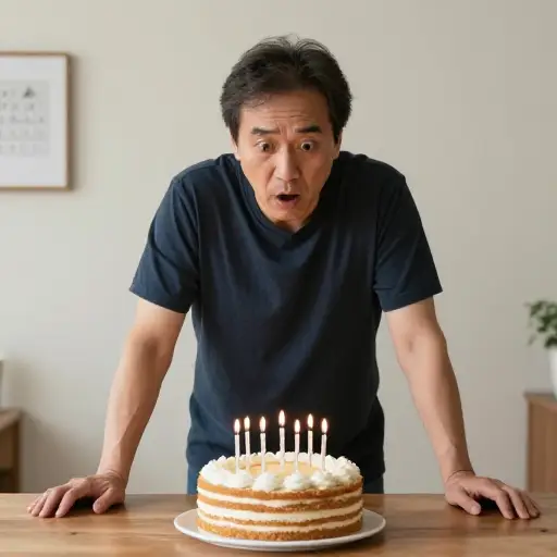 他意识到他忘记了她的生日。