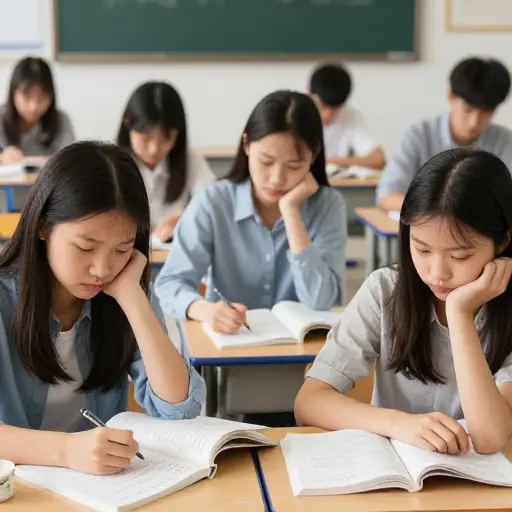 许多学生要非常努力才能理解高级数学概念。