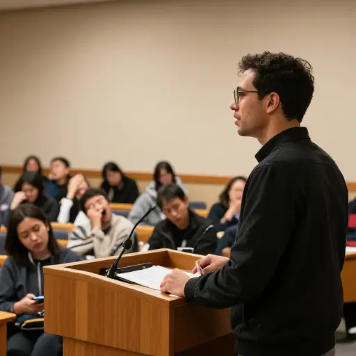 他的演讲极其无聊。