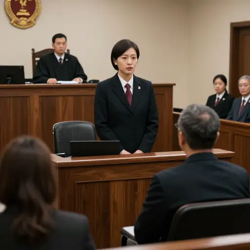 审判期间，检察官巧妙地盘问了证人。