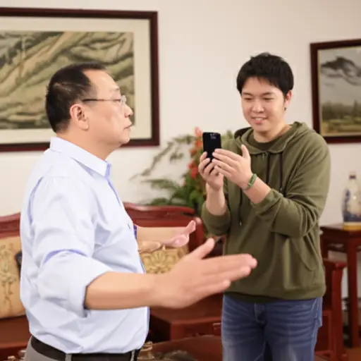 我叔叔真是个老古板，总说年轻人用手机支付不安全。